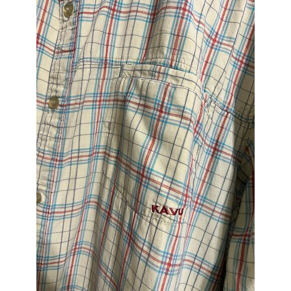 KAVU Plaid Button UP XXL - Picture 5 of 5